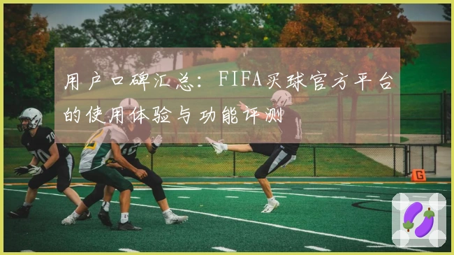 用户口碑汇总：FIFA买球官方平台的使用体验与功能评测